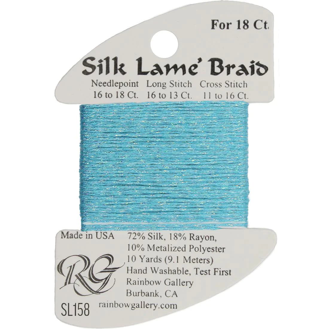 Silk Lame Braid 18 CT (SL100 - SL199)