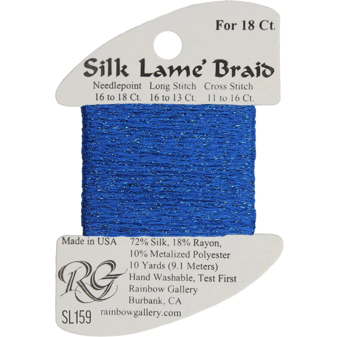 Silk Lame Braid 18 CT (SL100 - SL199)