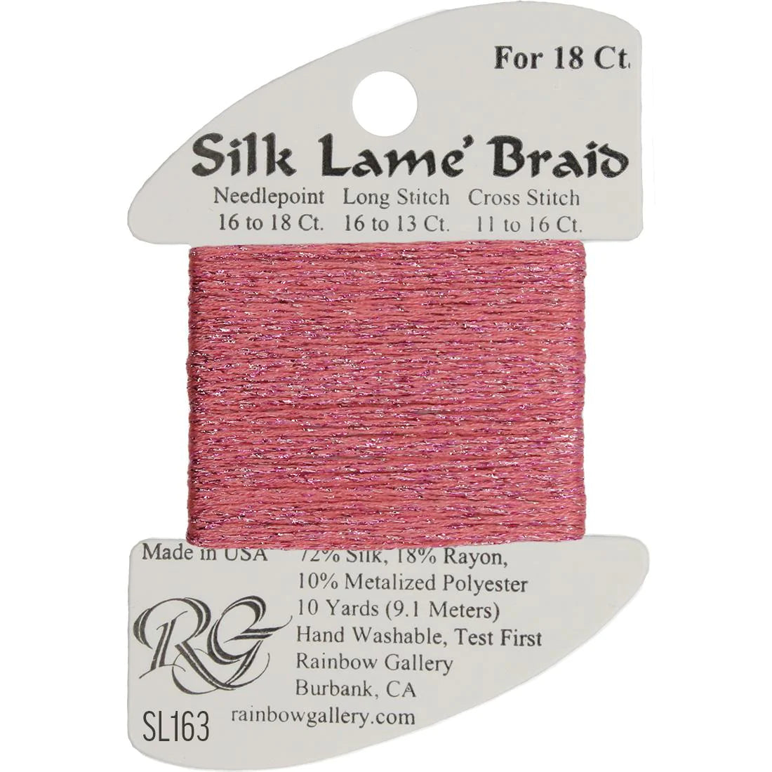 Silk Lame Braid 18 CT (SL100 - SL199)