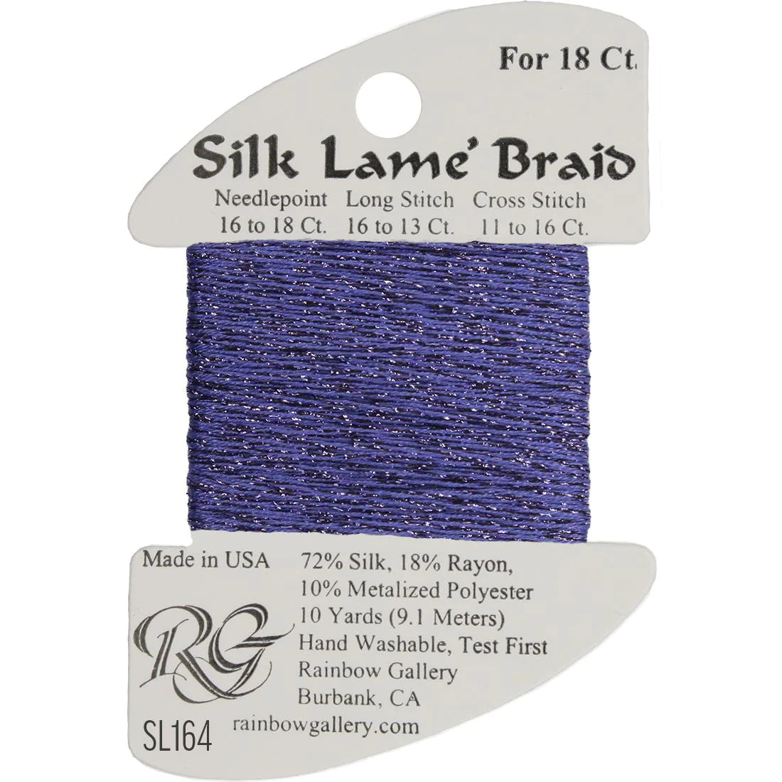 Silk Lame Braid 18 CT (SL100 - SL199)