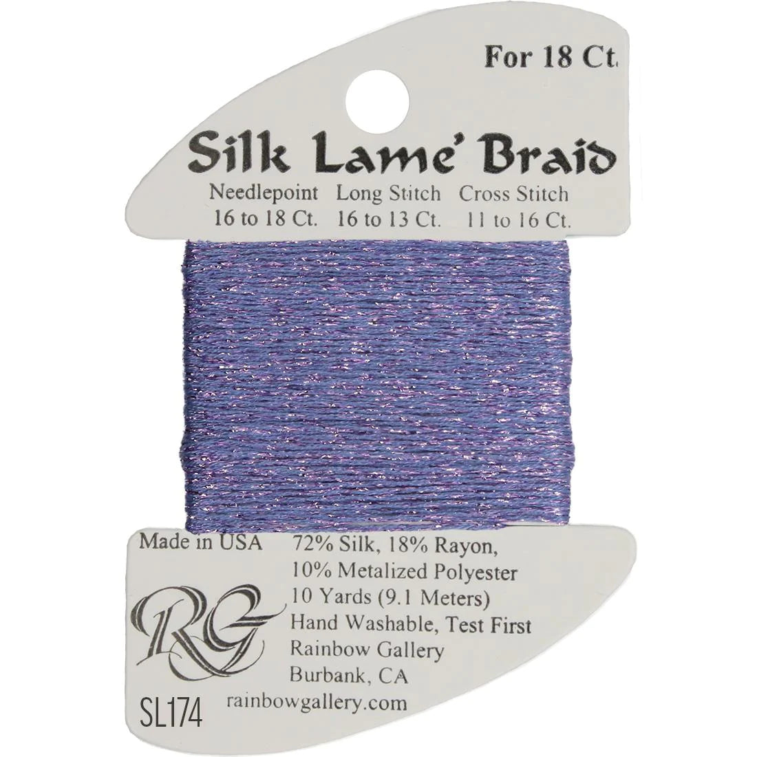 Silk Lame Braid 18 CT (SL100 - SL199)