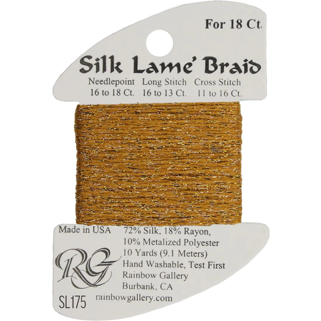 Silk Lame Braid 18 CT (SL100 - SL199)