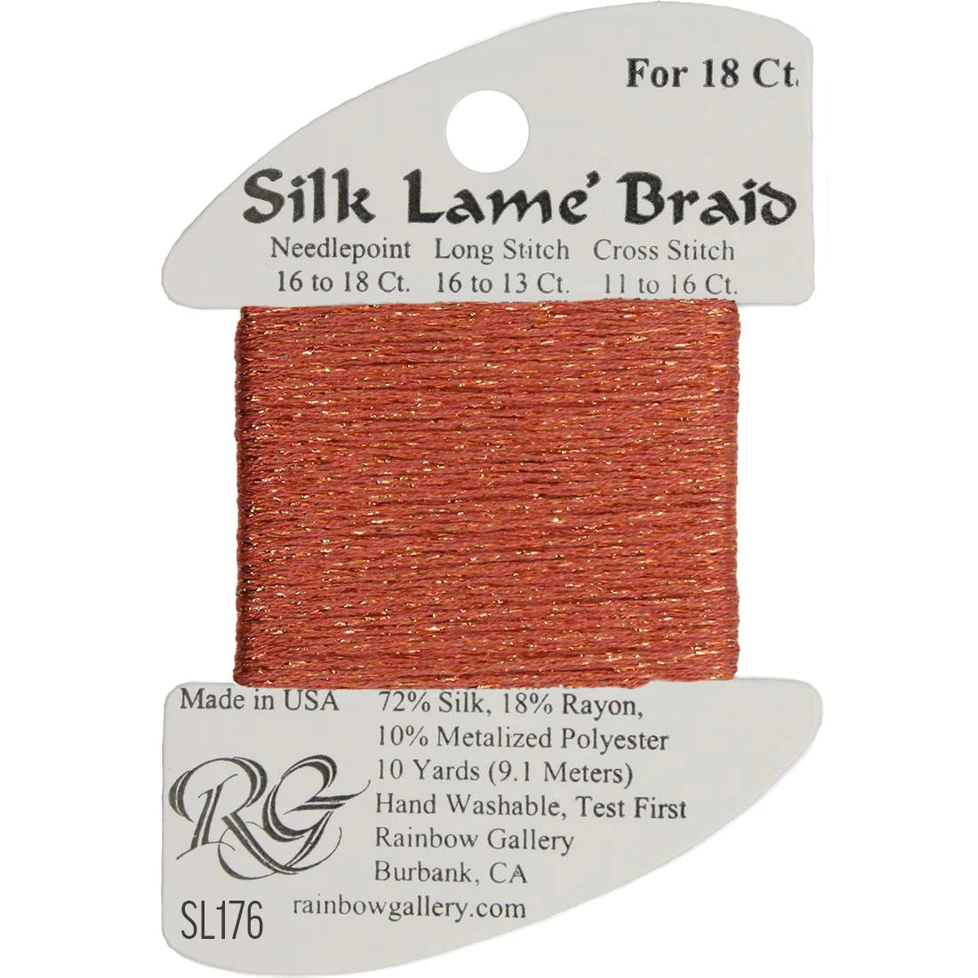 Silk Lame Braid 18 CT (SL100 - SL199)