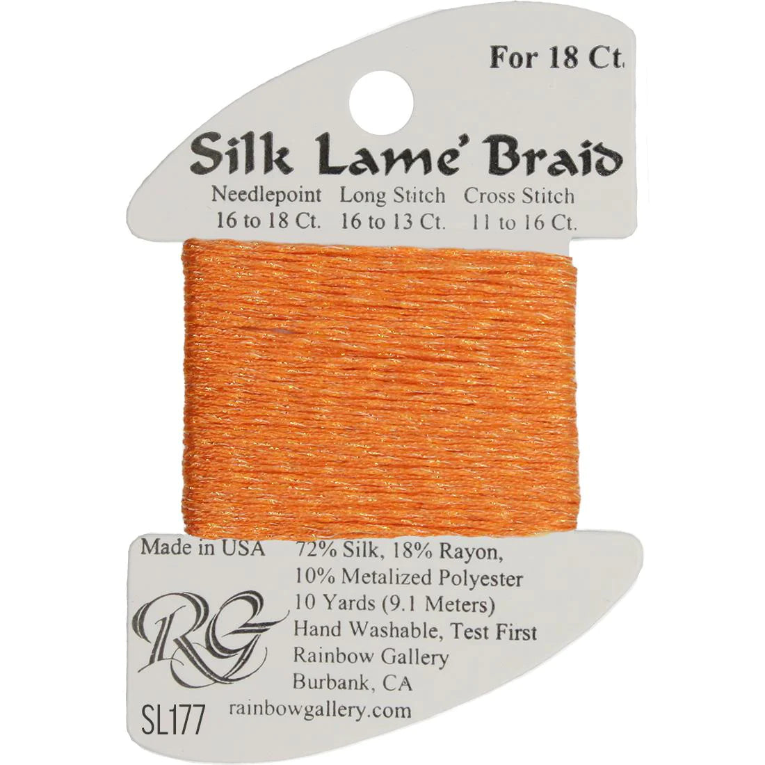 Silk Lame Braid 18 CT (SL100 - SL199)