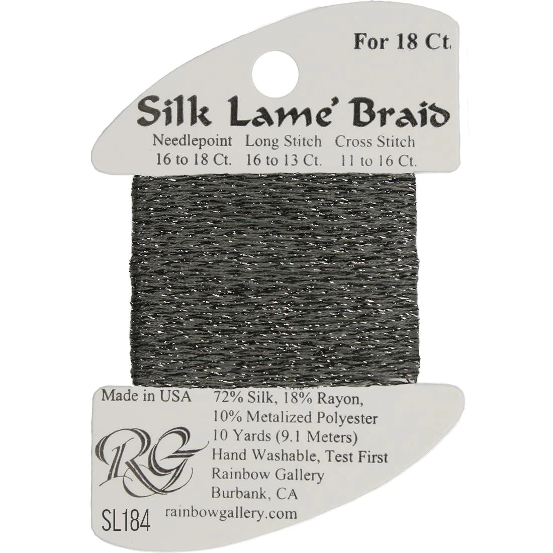 Silk Lame Braid 18 CT (SL100 - SL199)