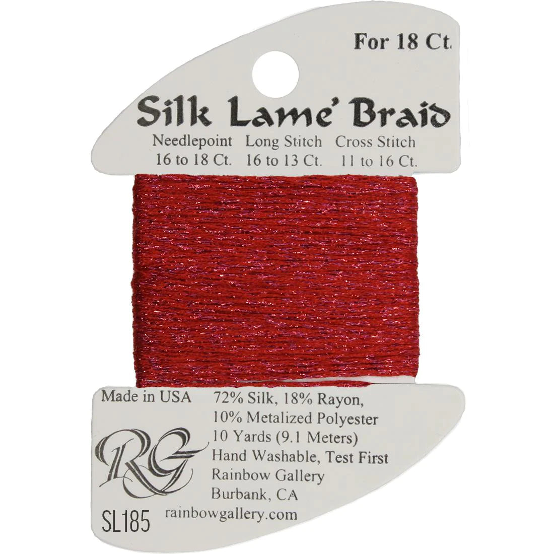 Silk Lame Braid 18 CT (SL100 - SL199)