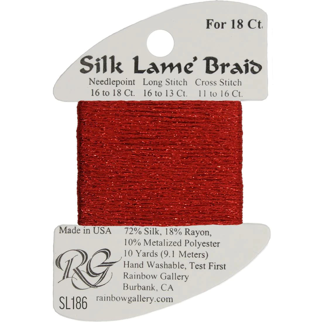 Silk Lame Braid 18 CT (SL100 - SL199)