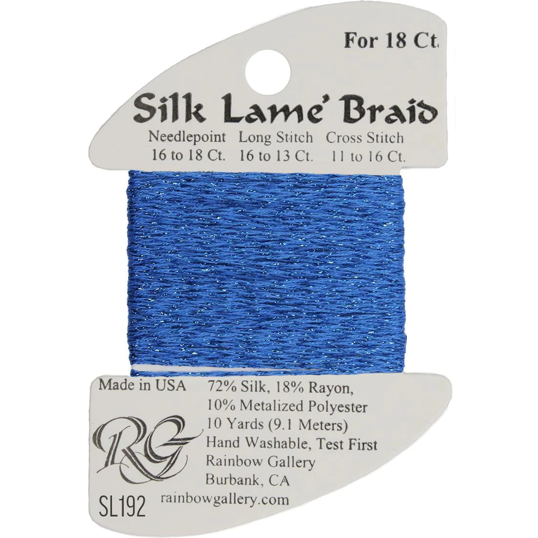 Silk Lame Braid 18 CT (SL100 - SL199)