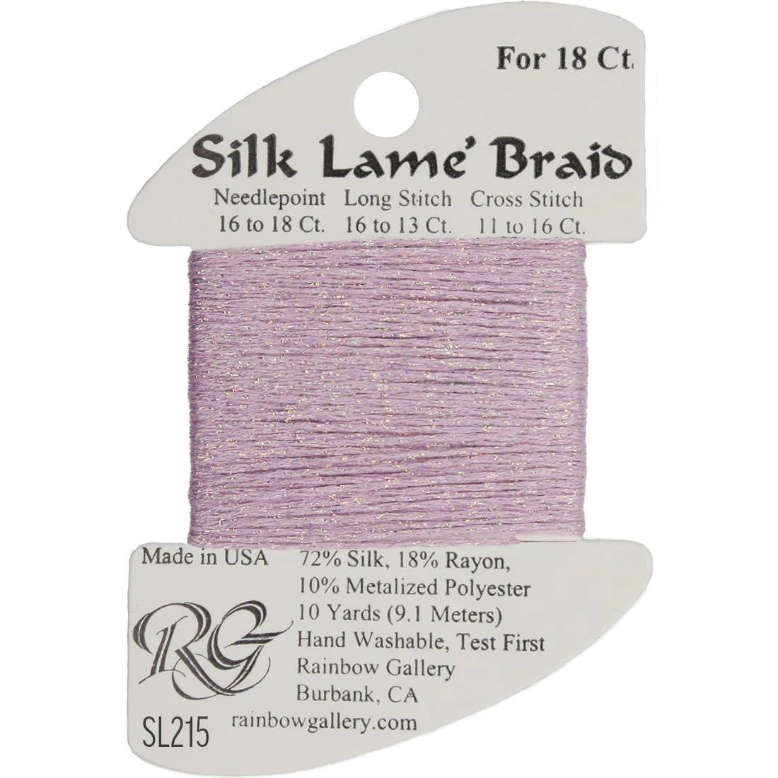 Silk Lame Braid 18 CT (SL200 and up)