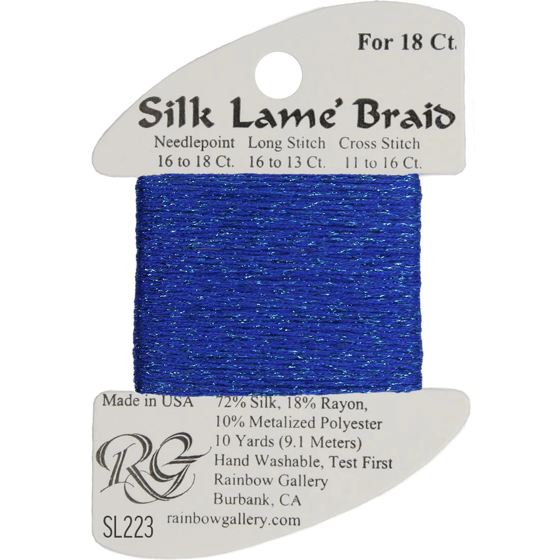 Silk Lame Braid 18 CT (SL200 and up)