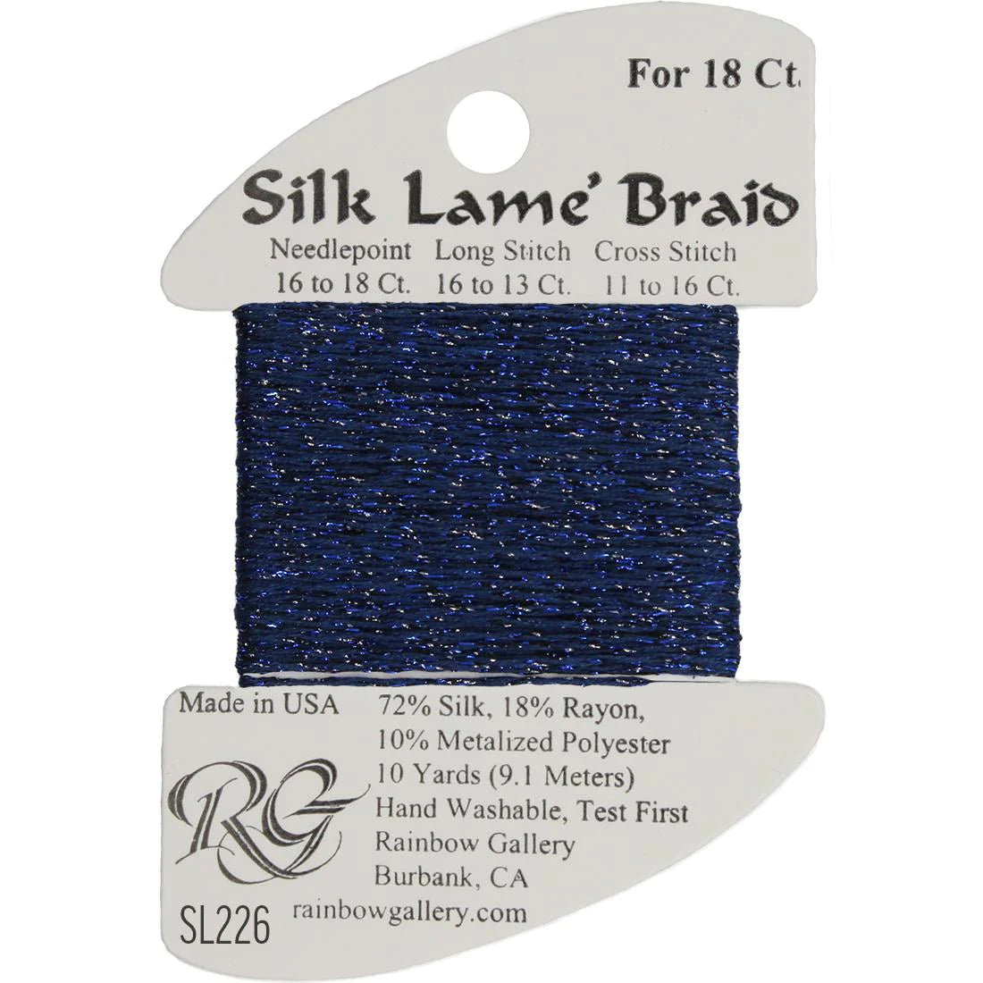 Silk Lame Braid 18 CT (SL200 and up)