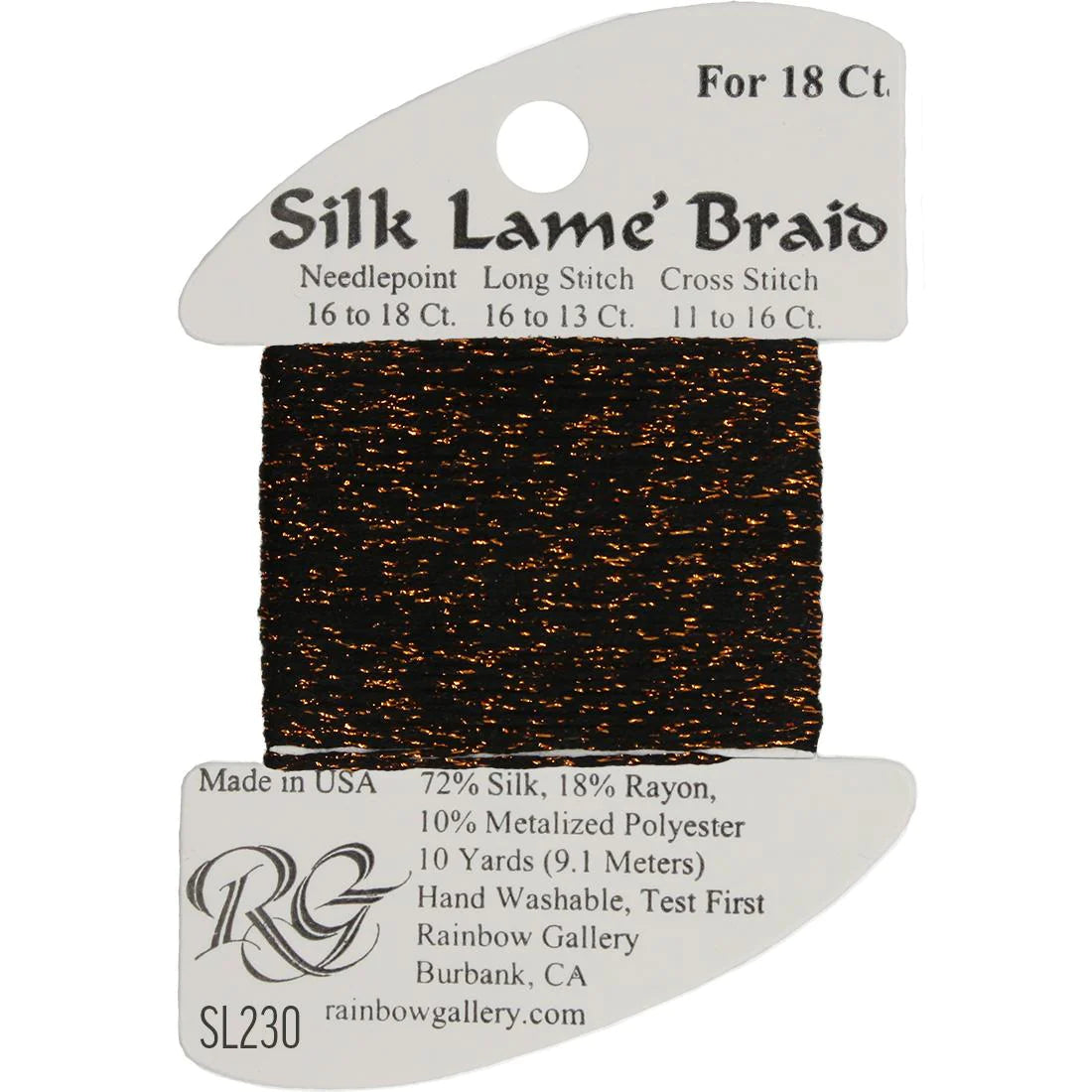 Silk Lame Braid 18 CT (SL200 and up)