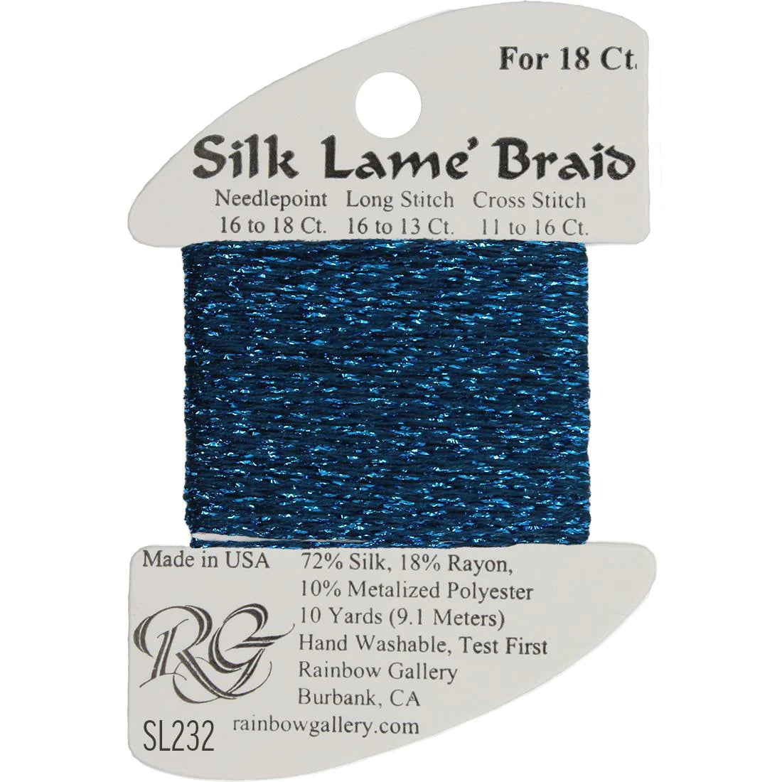 Silk Lame Braid 18 CT (SL200 and up)