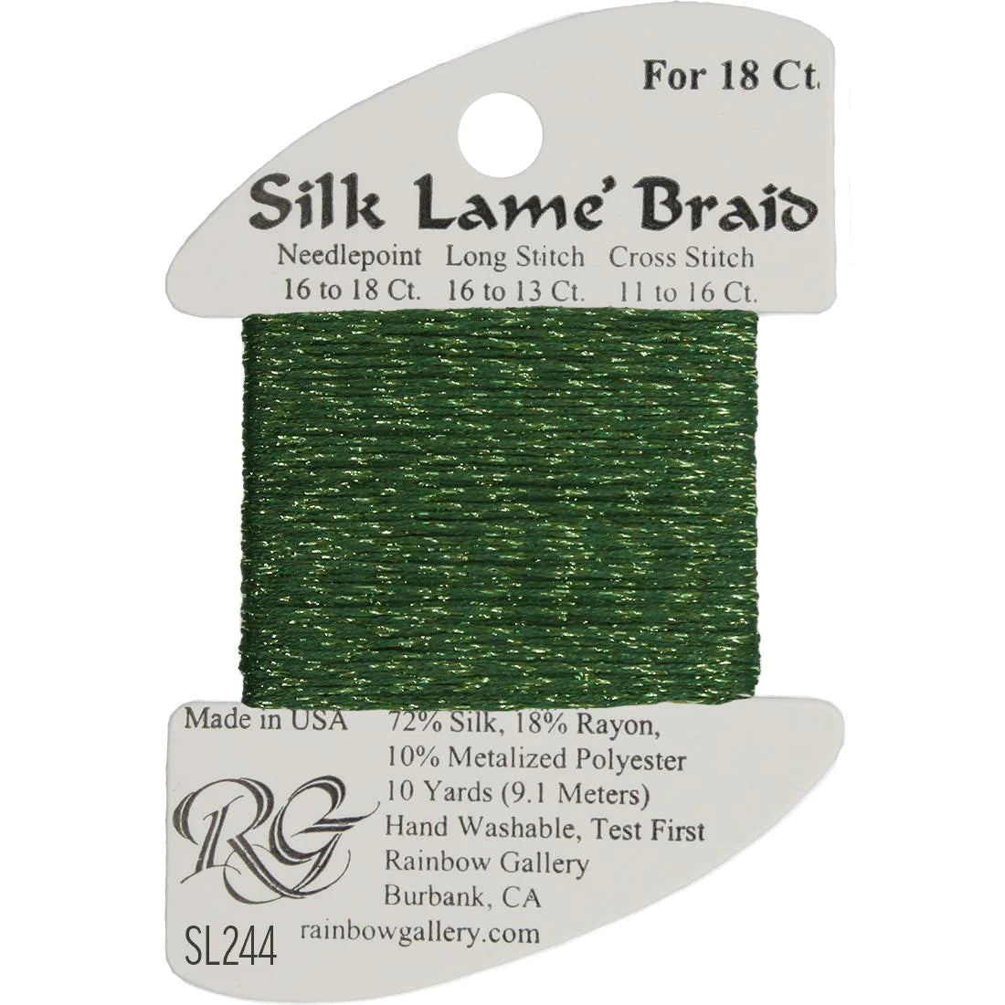 Silk Lame Braid 18 CT (SL200 and up)