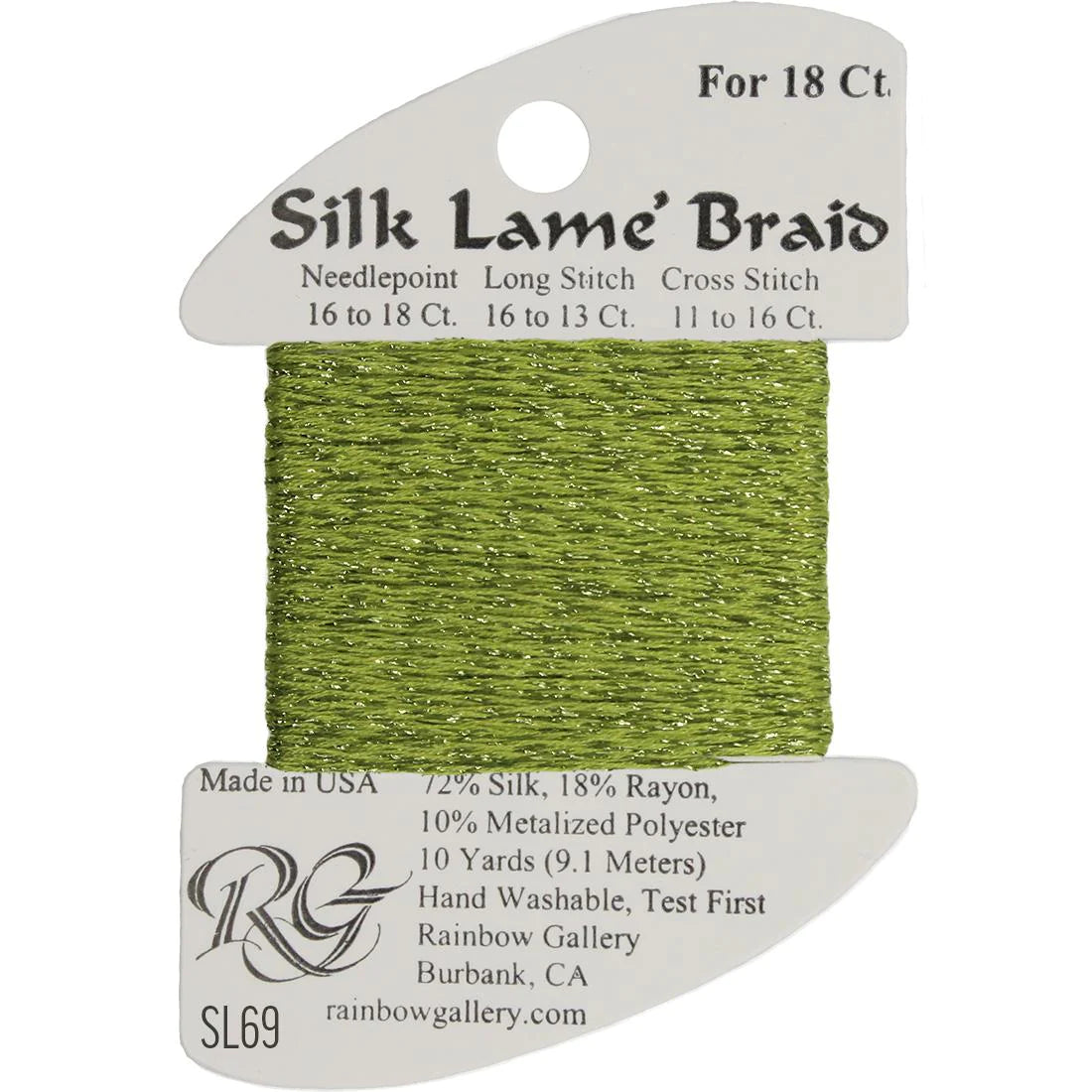 Silk Lame Braid 18 CT (SL01 - SL99)