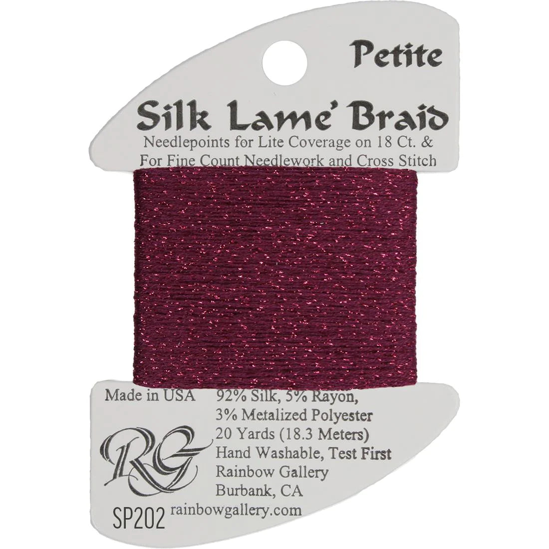 Petite Silk Lame Braid (SP200 and up)