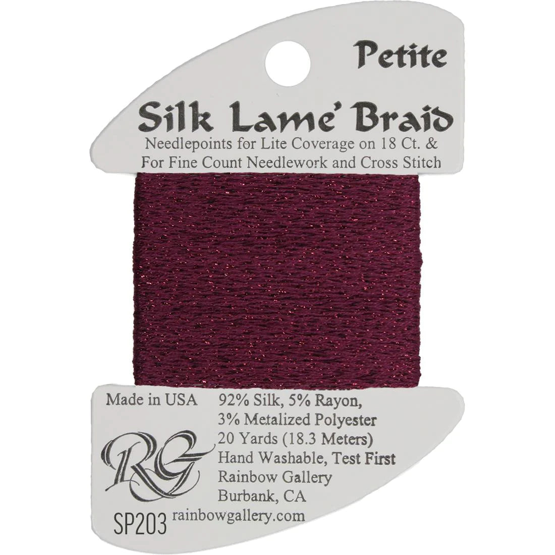 Petite Silk Lame Braid (SP200 and up)