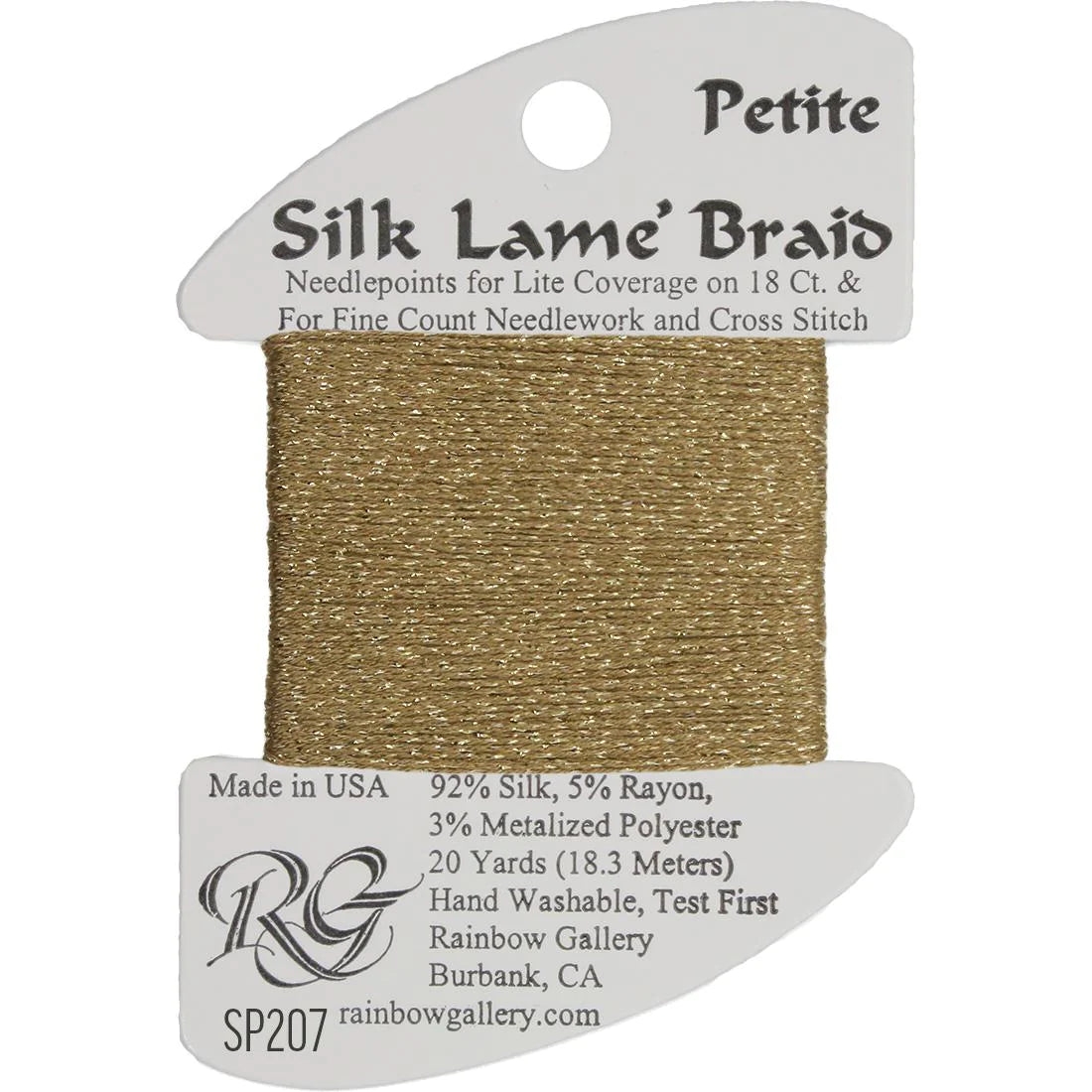 Petite Silk Lame Braid (SP200 and up)