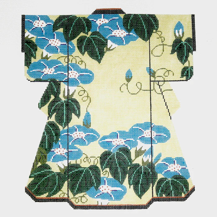 SPM346 - Blue Flower Large Kimono