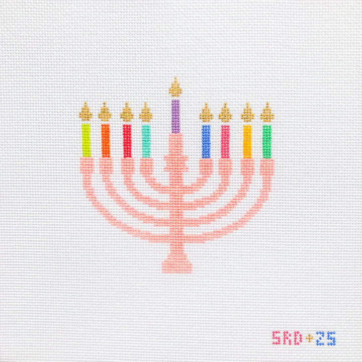 SRD-ZS - Pink Menorah
