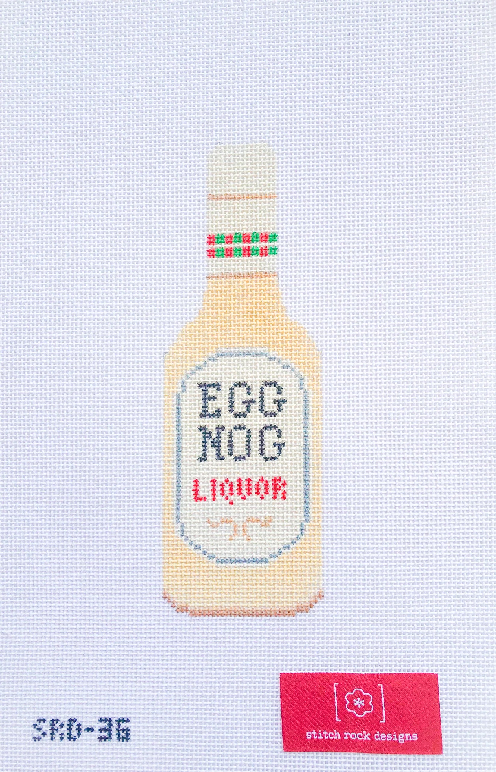 SRD-36 - Eggnog Liquor Bottle Ornament