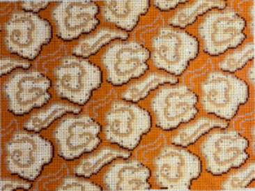 SS50-DC - Mandarin Clouds - Deep Coral