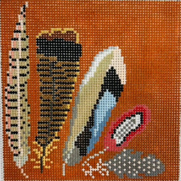 SS61-O - Game Bird Feathers - Orange