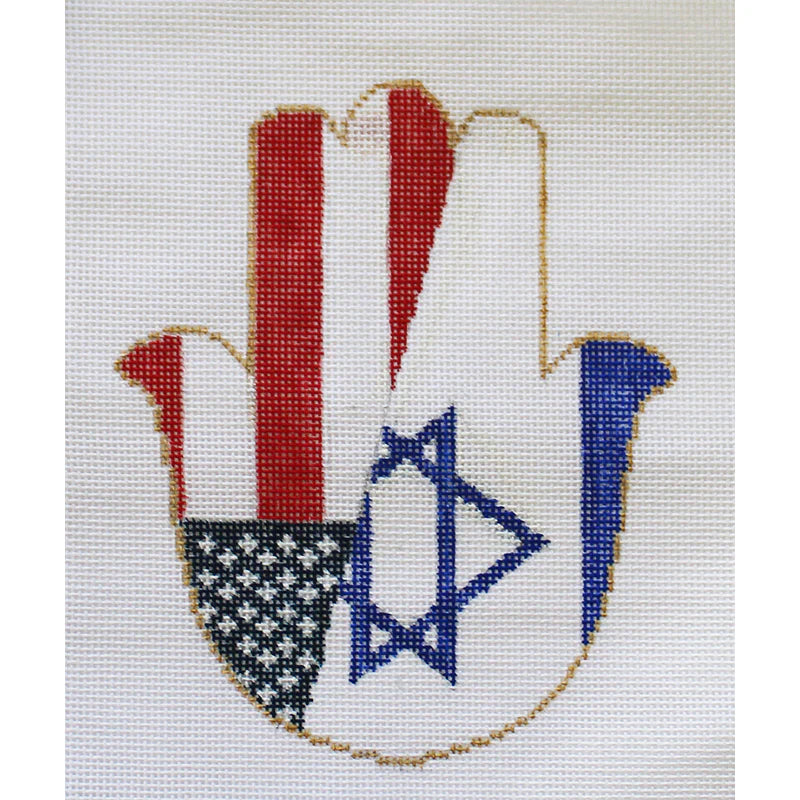 SU540 - Hamsa: American/Israel Flag