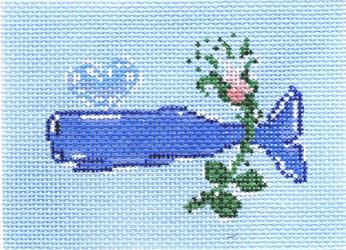 SWB1036 - Whale with Flower