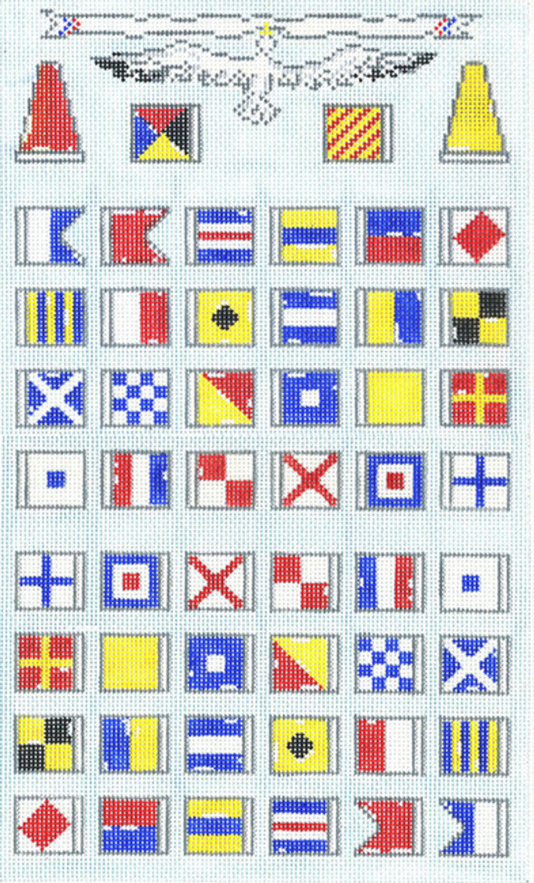 SWB1043 - Nautical Alphabet Purse