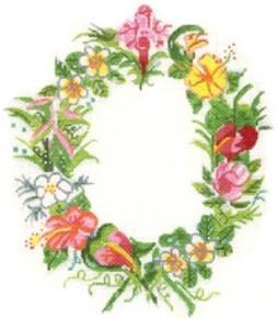 SWB144 - Hawaiian Flower Frame