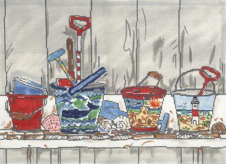 SWB169 - Pails on Shelf