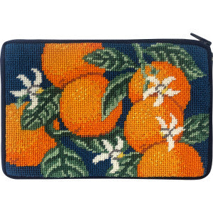 SZ636 - Oranges Cosmetic Case Stitch & Zip