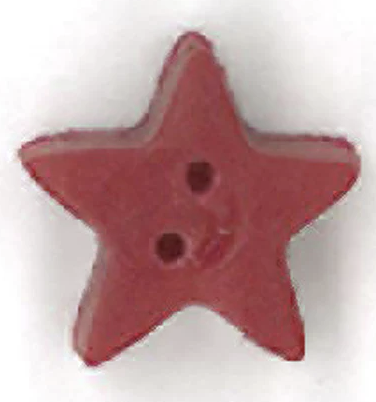 Small Red Star Button