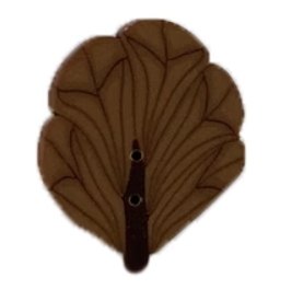 Small Oak Leaf Button