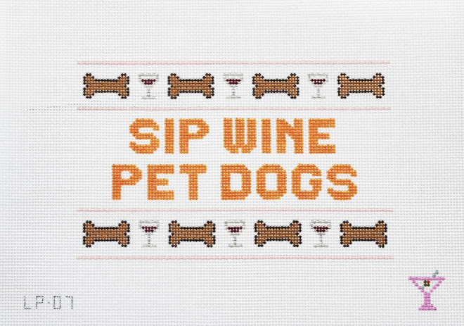 LP-07 - Sip Wine, Pet Dogs