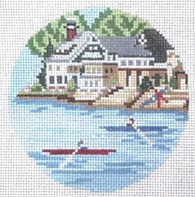 419 - Boathouse Row Ornament