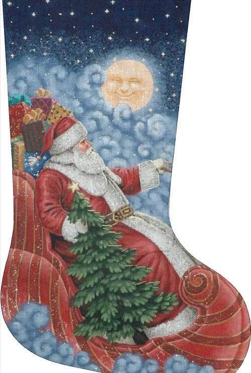 TTAXS421 - Moonlit Santa Stocking