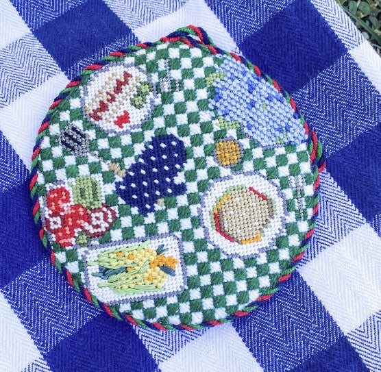 SS - Barbecue on Green Gingham & Stitch Guide