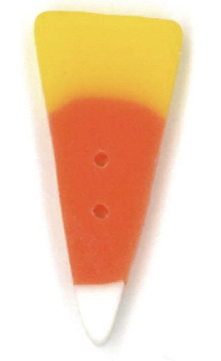 Large Candy Corn Button