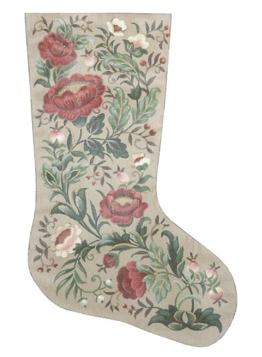 TTAXS319 - Christmas Floral Stocking