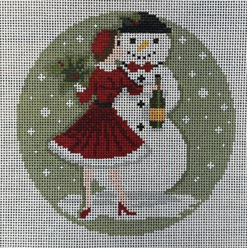 KDS-36 - Betty Loves Bubbles #3 (Snowman) with Stitch Guide