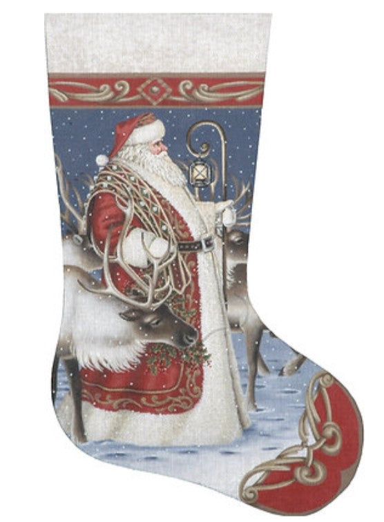 TTAXS442-13 Reindeer Round Up Stocking