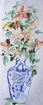 61A - Chinese Vase with Lilies