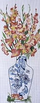 61B - Chinese Vase with Gladiolus