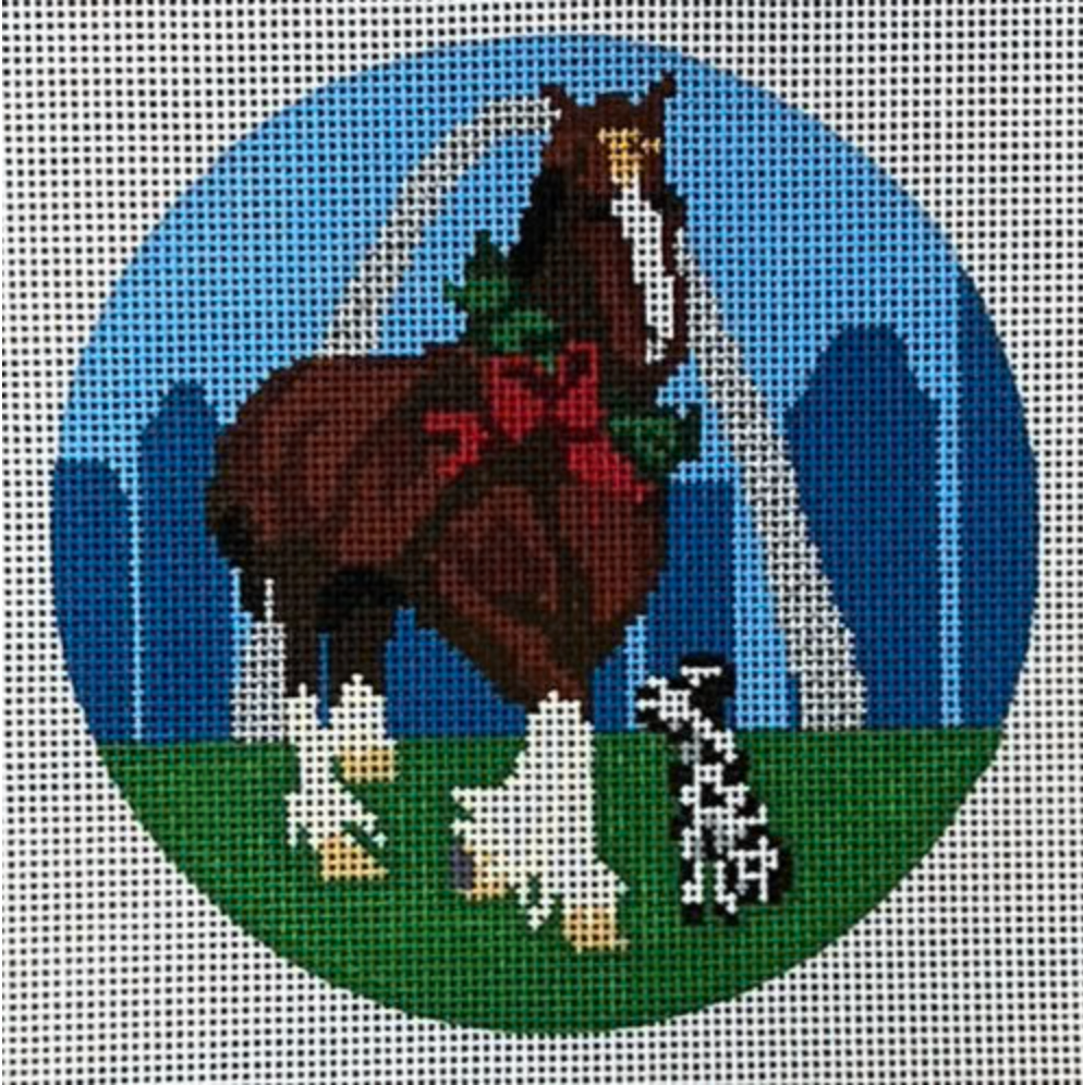 TGS25 - Christmas Clydesdale