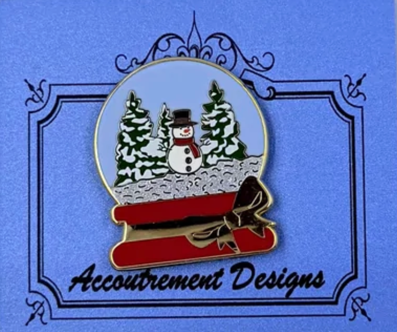Snowman Snow Globe Needle Minder