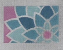 FL09 - Blue/Green Graphic Flower Insert