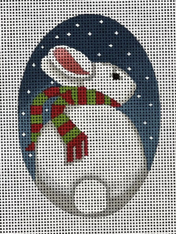TTOR170 - Rabbit and Snow Ornament