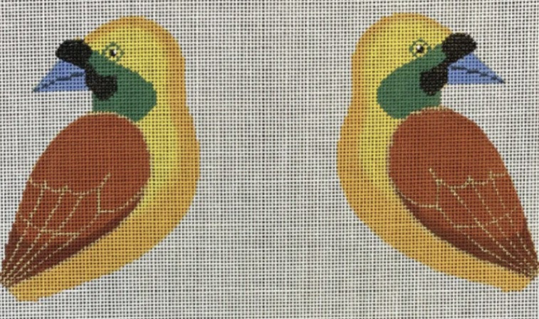 LL306J - Yellow & Orange 3D Bird